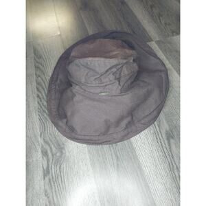 Scala Collezione Cotton Mushroom Bucket Sun Wide Brim Hat Brown One SIze